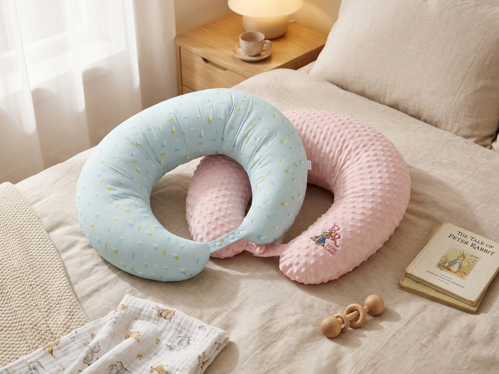 孕婦舒眠月亮枕與多功能授乳枕